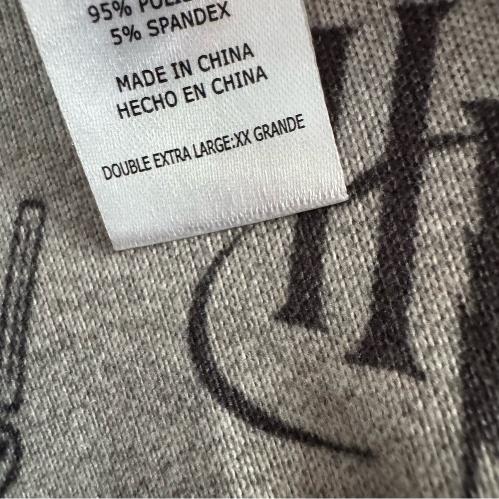 Cozy Harry Potter Wizarding World Loungewear Soft Sleep Shirt Gray XXL Fan Merch - Picture 8 of 12